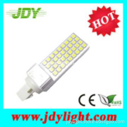 SMD5050 super bright LED G24 PL light 8W 120degrees CE
